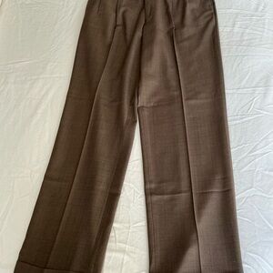 Braggi Louis Raphael Men's Brown Dress Pants
